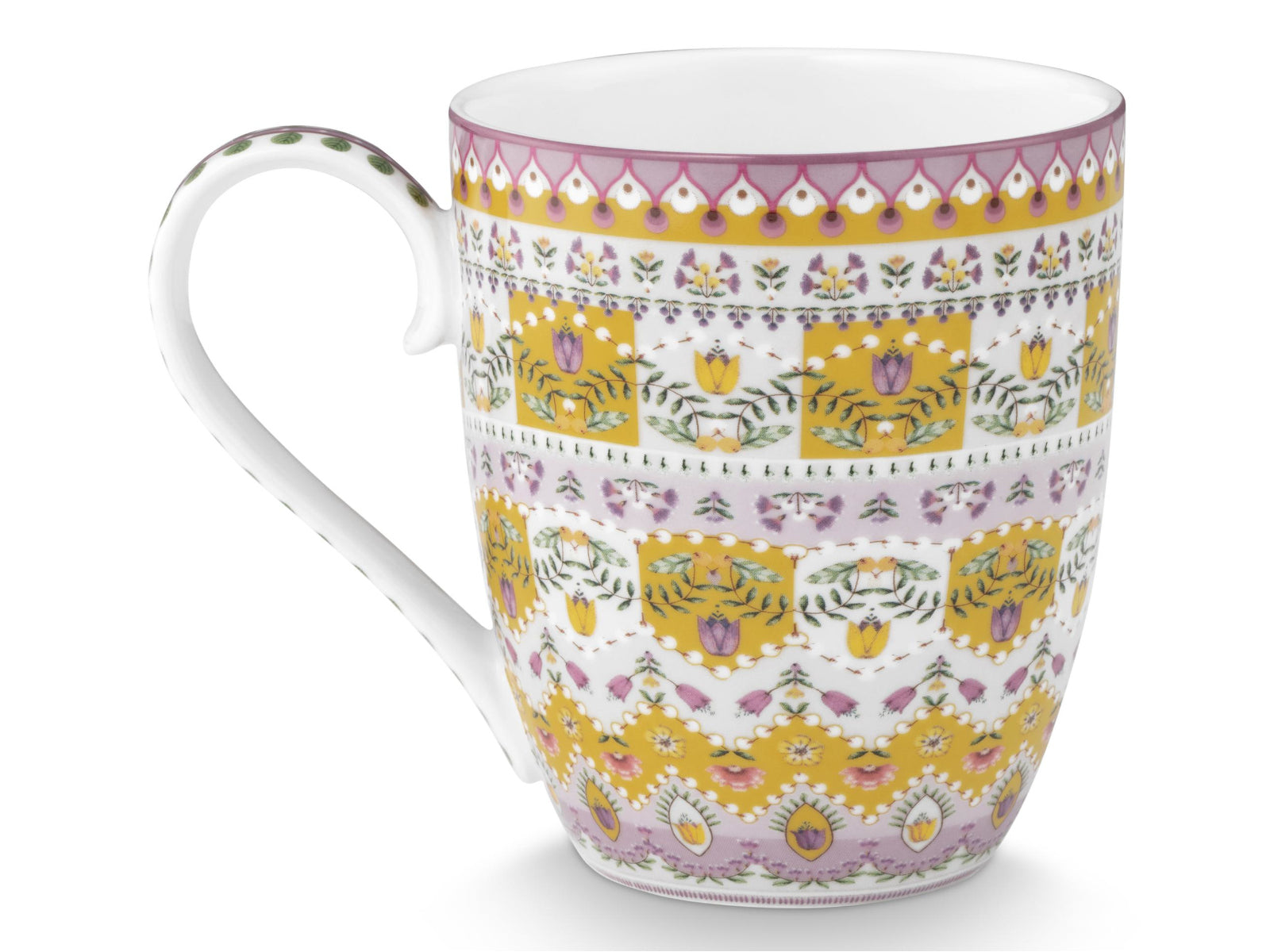 PIP STUDIO Lily&Lotus Moon Delight Yellow Henkelbecher XL 0,45l - Produktbild 2