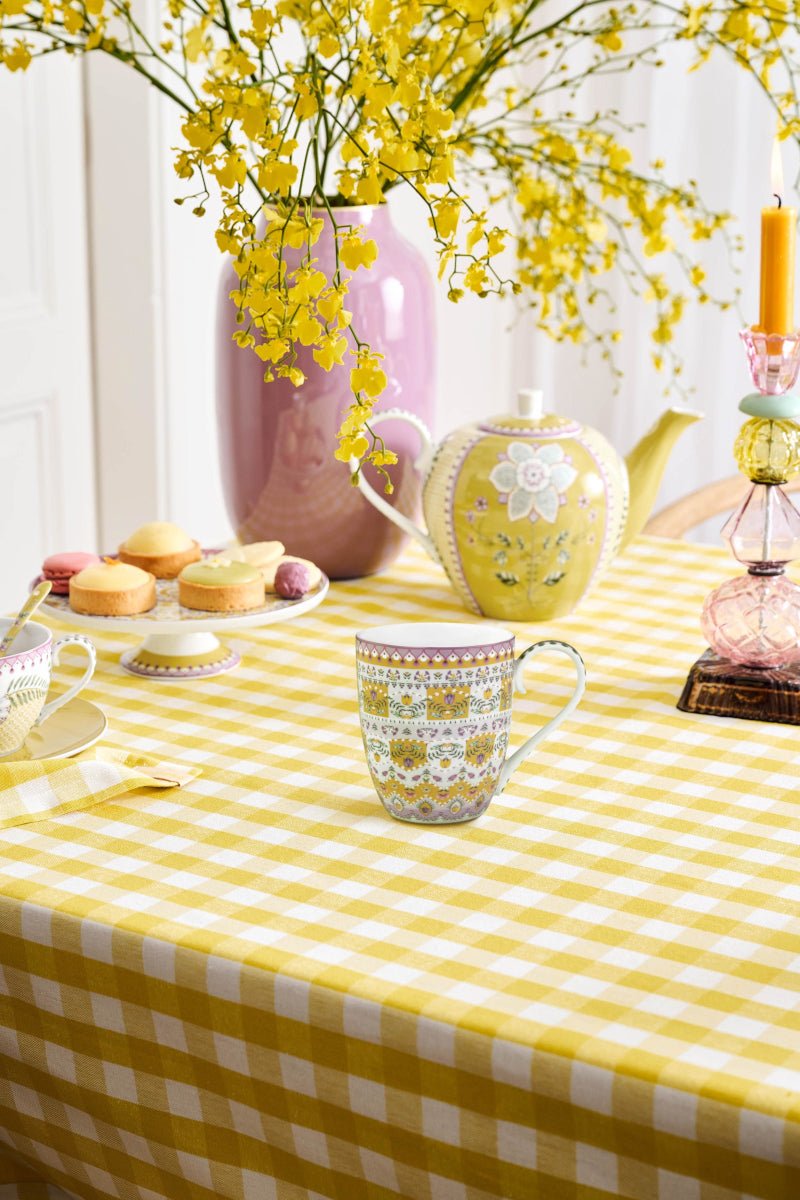 PIP STUDIO Lily&Lotus Moon Delight Yellow Henkelbecher XL 0,45l - Produktbild 4
