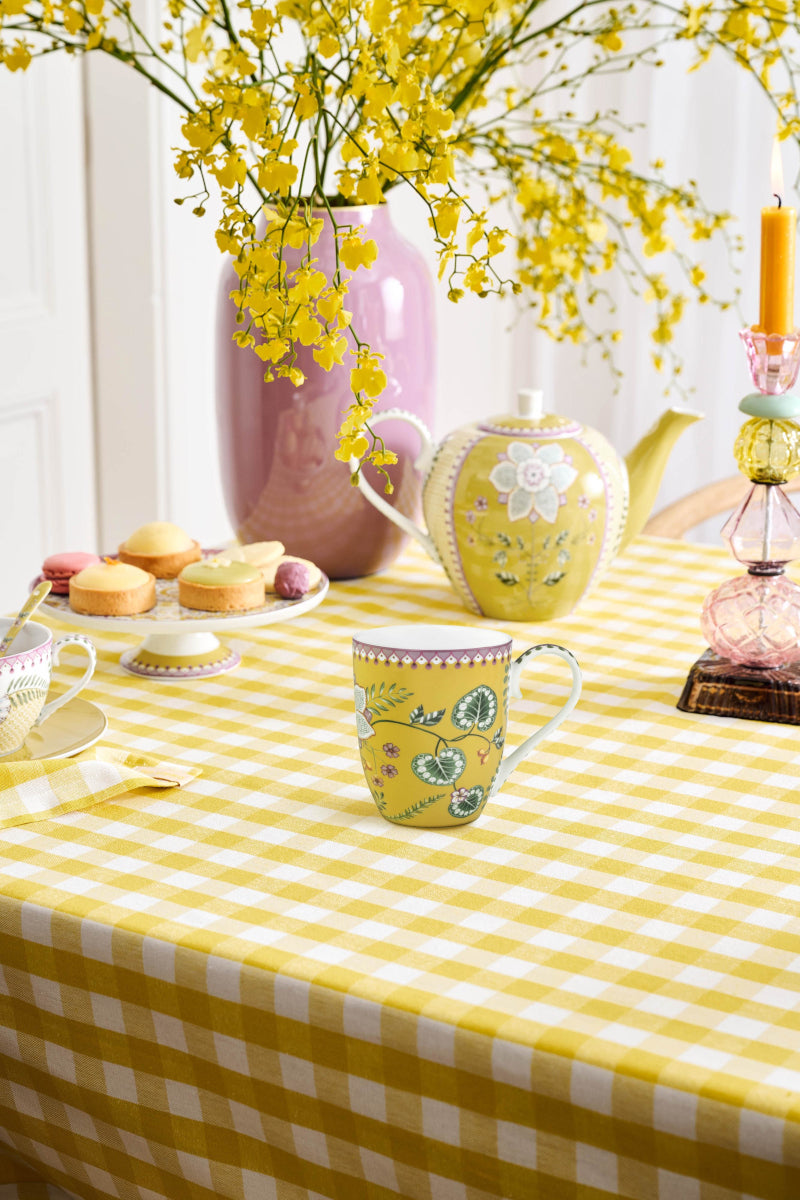 PIP STUDIO Lily&Lotus Yellow Henkelbecher XL 0,45l - Produktbild 4