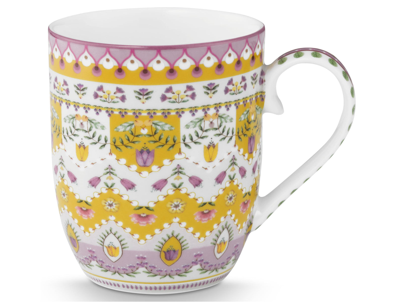 PIP STUDIO Lily&Lotus Yellow Henkelbecher Small 0,2l Set2 - Produktbild 3