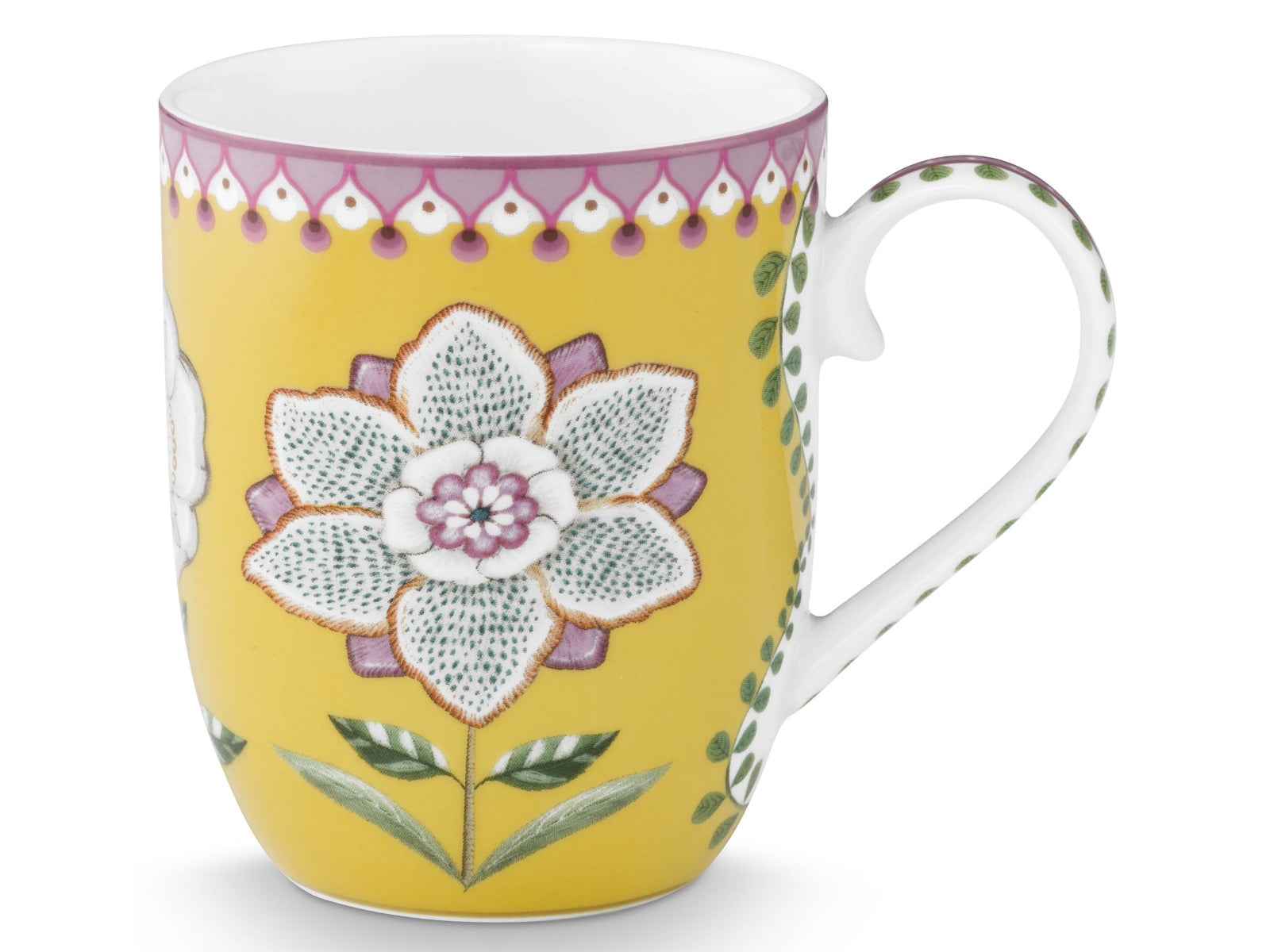 PIP STUDIO Lily&Lotus Yellow Henkelbecher Small 0,2l Set2 - Produktbild 6