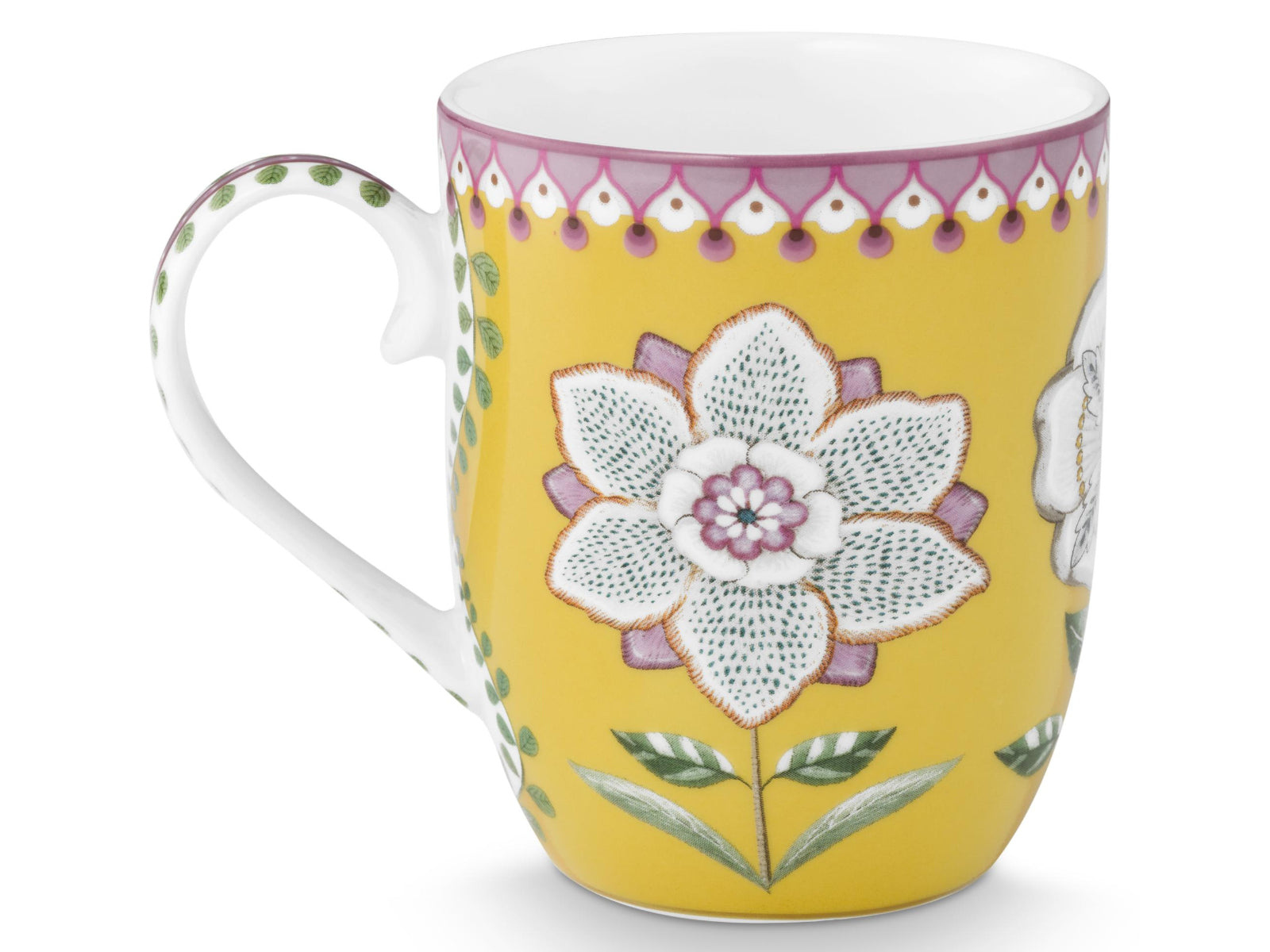 PIP STUDIO Lily&Lotus Yellow Henkelbecher Small 0,2l Set2 - Produktbild 7