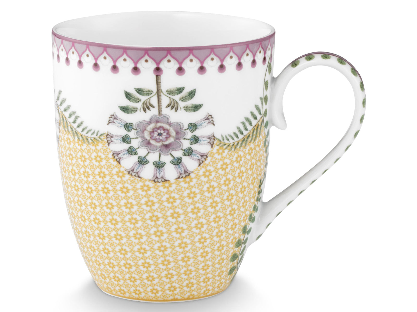 PIP STUDIO Lily&Lotus Yellow Henkelbecher Large 0,365l Set2 - Produktbild 3