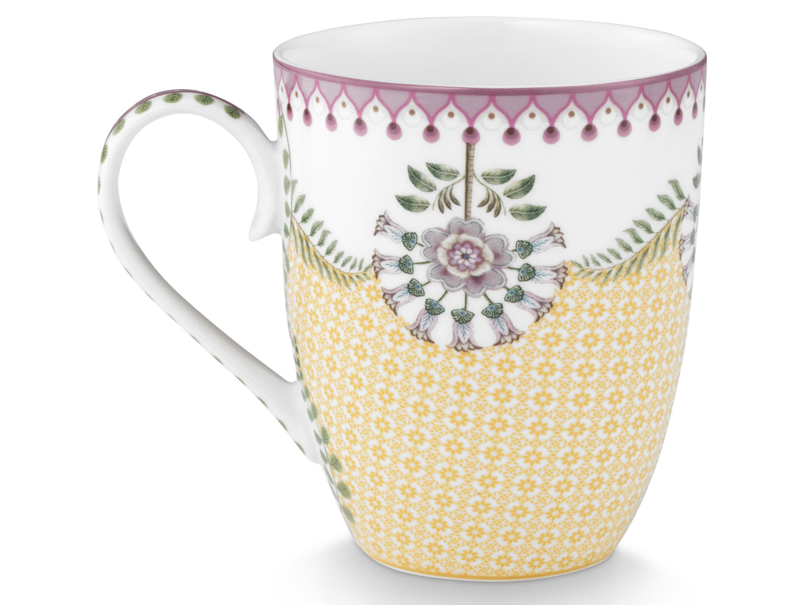 PIP STUDIO Lily&Lotus Yellow Henkelbecher Large 0,365l Set2 - Produktbild 4