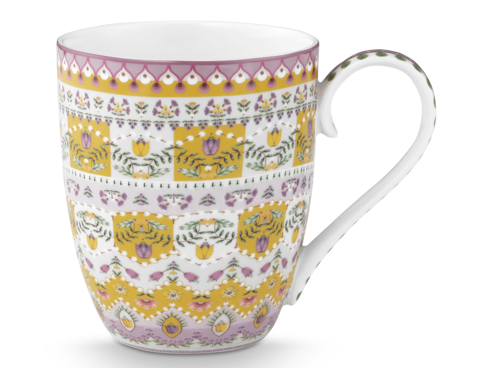 PIP STUDIO Lily&Lotus Yellow Henkelbecher XL 0,45l Set2 - Produktbild 3