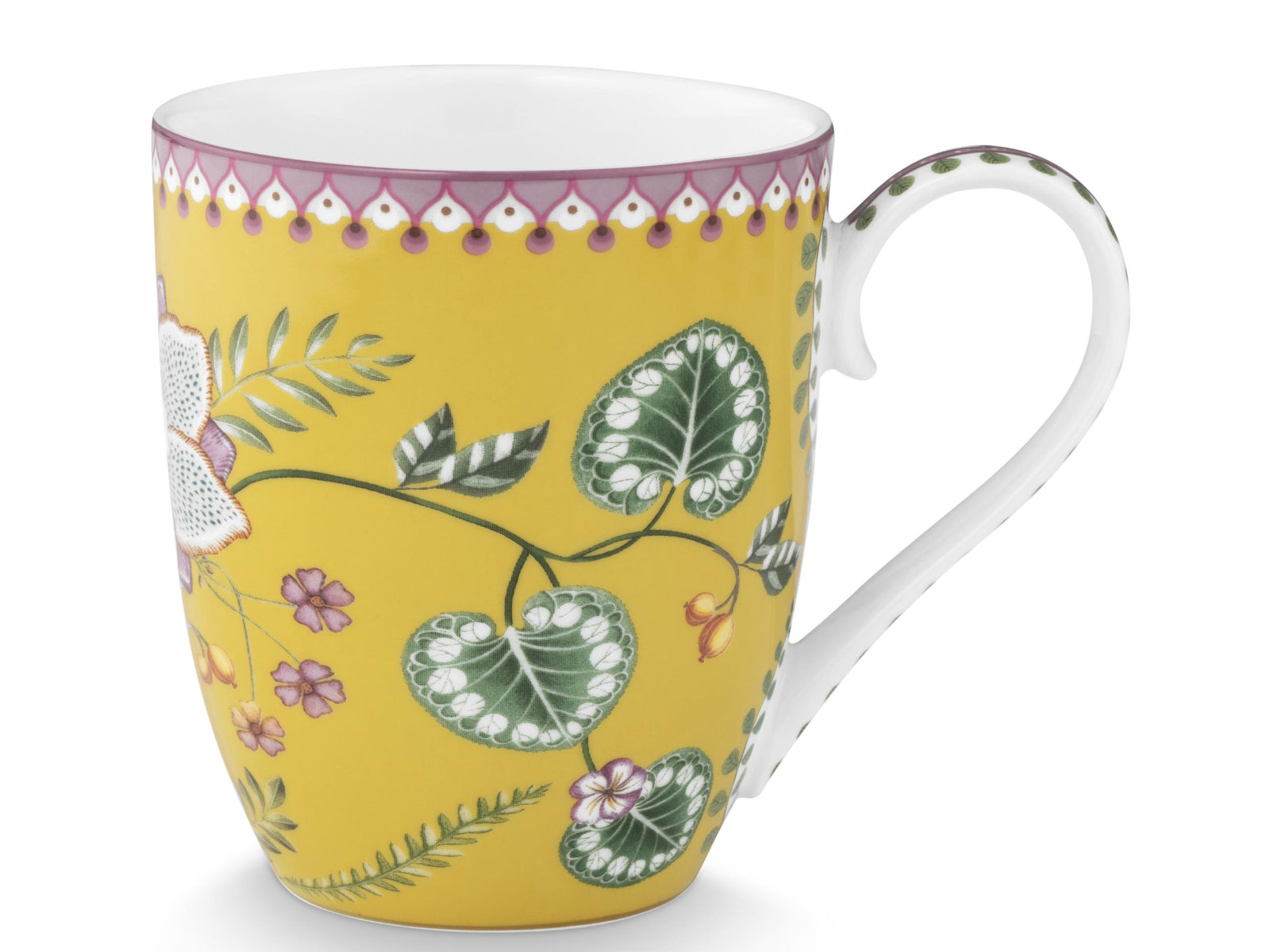 PIP STUDIO Lily&Lotus Yellow Henkelbecher XL 0,45l Set2 - Produktbild 6