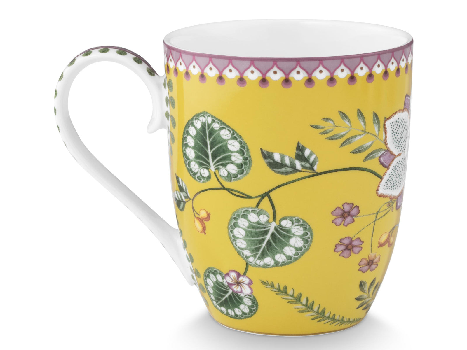 PIP STUDIO Lily&Lotus Yellow Henkelbecher XL 0,45l Set2 - Produktbild 7
