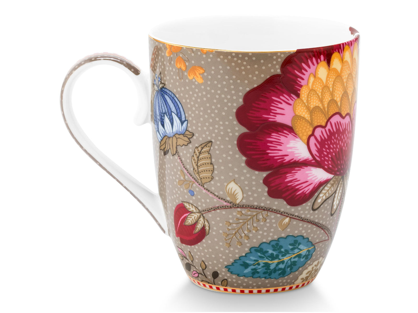 PIP STUDIO Blooming Tales Fantasy Khaki Henkelbecher Large 0,365l - Produktbild 2