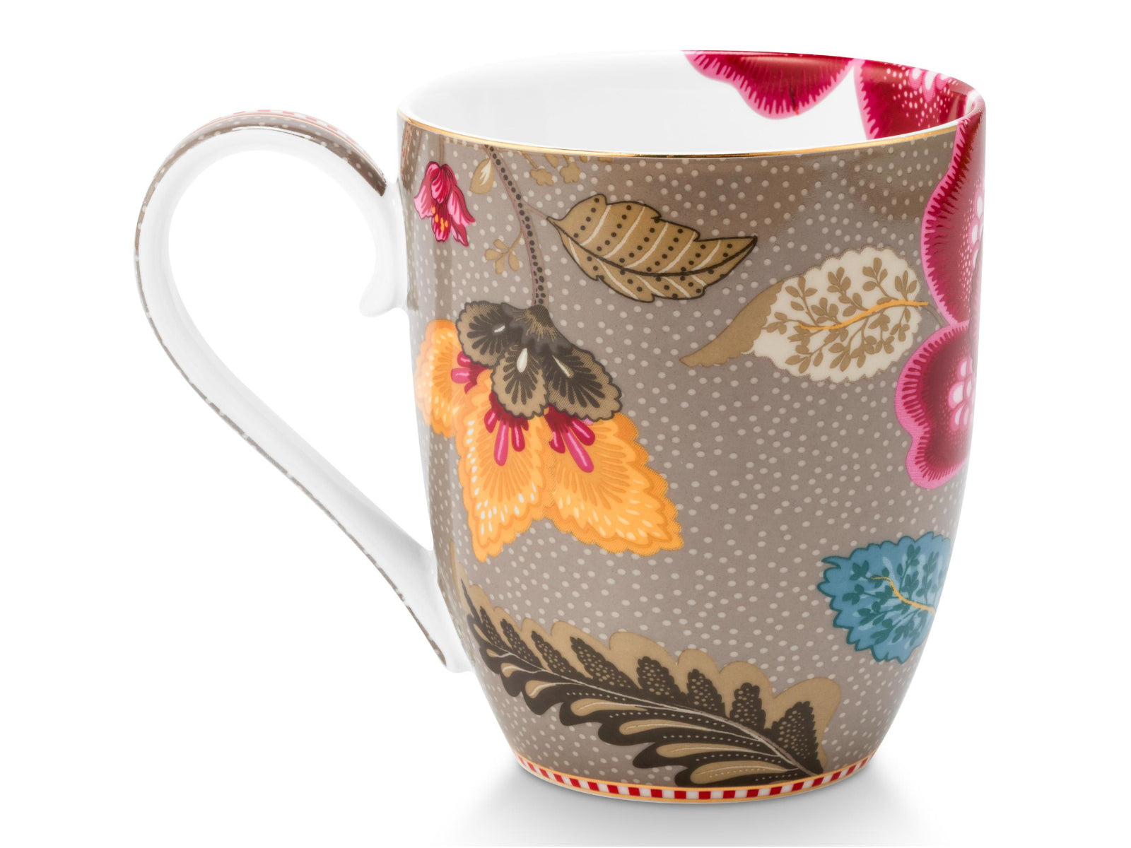 PIP STUDIO Blooming Tales Fantasy Khaki Henkelbecher XL 0,45l - Produktbild 2