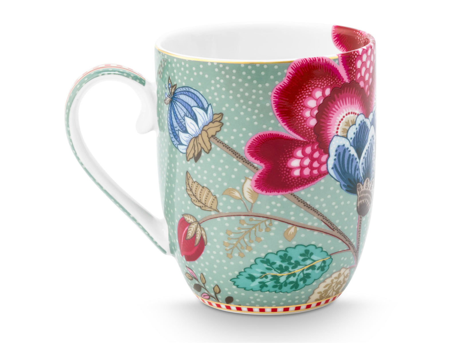 PIP STUDIO Blooming Tales Fantasy Blue Henkelbecher Small 0,2l - Produktbild 2