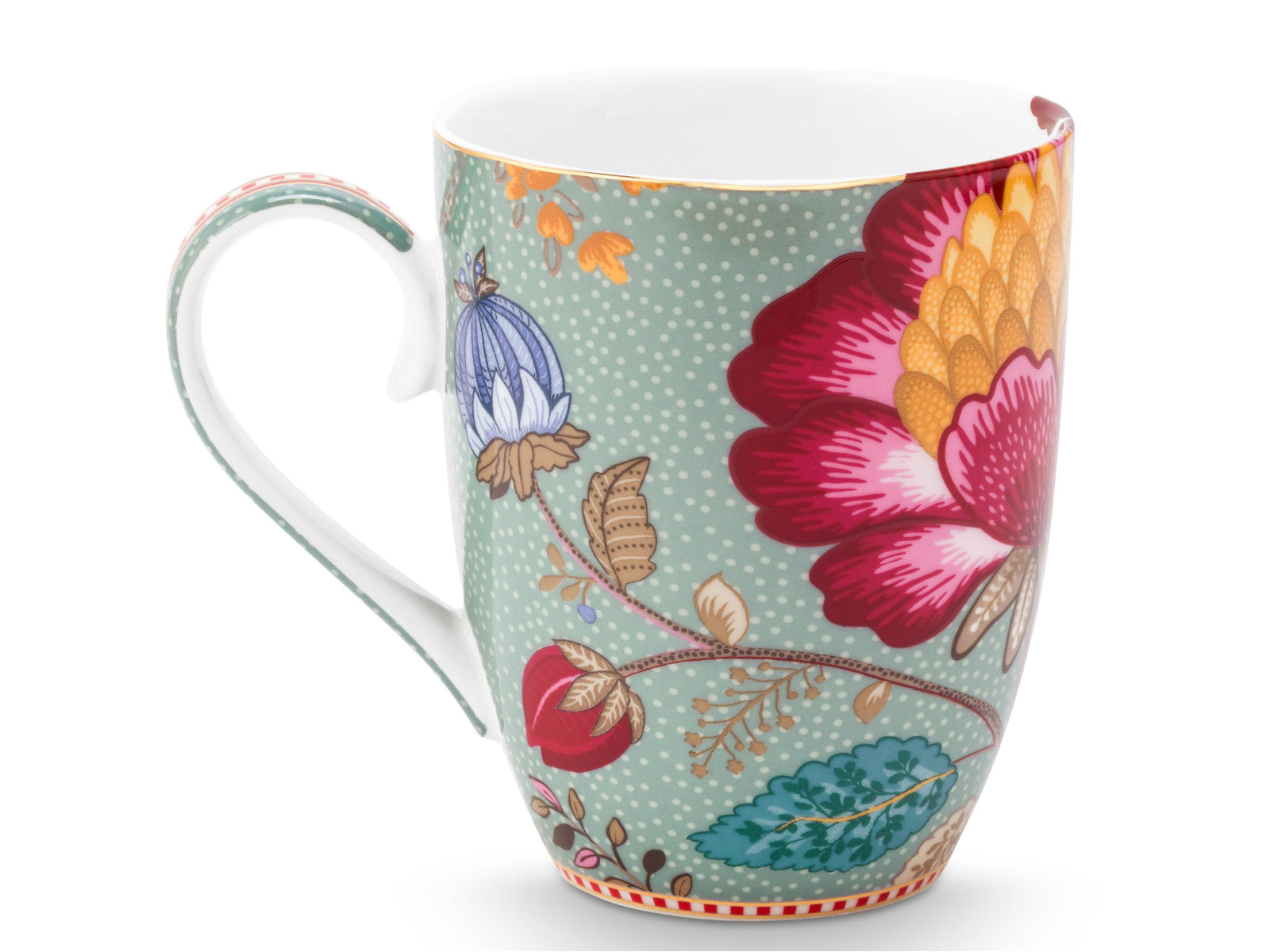 PIP STUDIO Blooming Tales Fantasy Blue Henkelbecher Large 0,365l - Produktbild 2