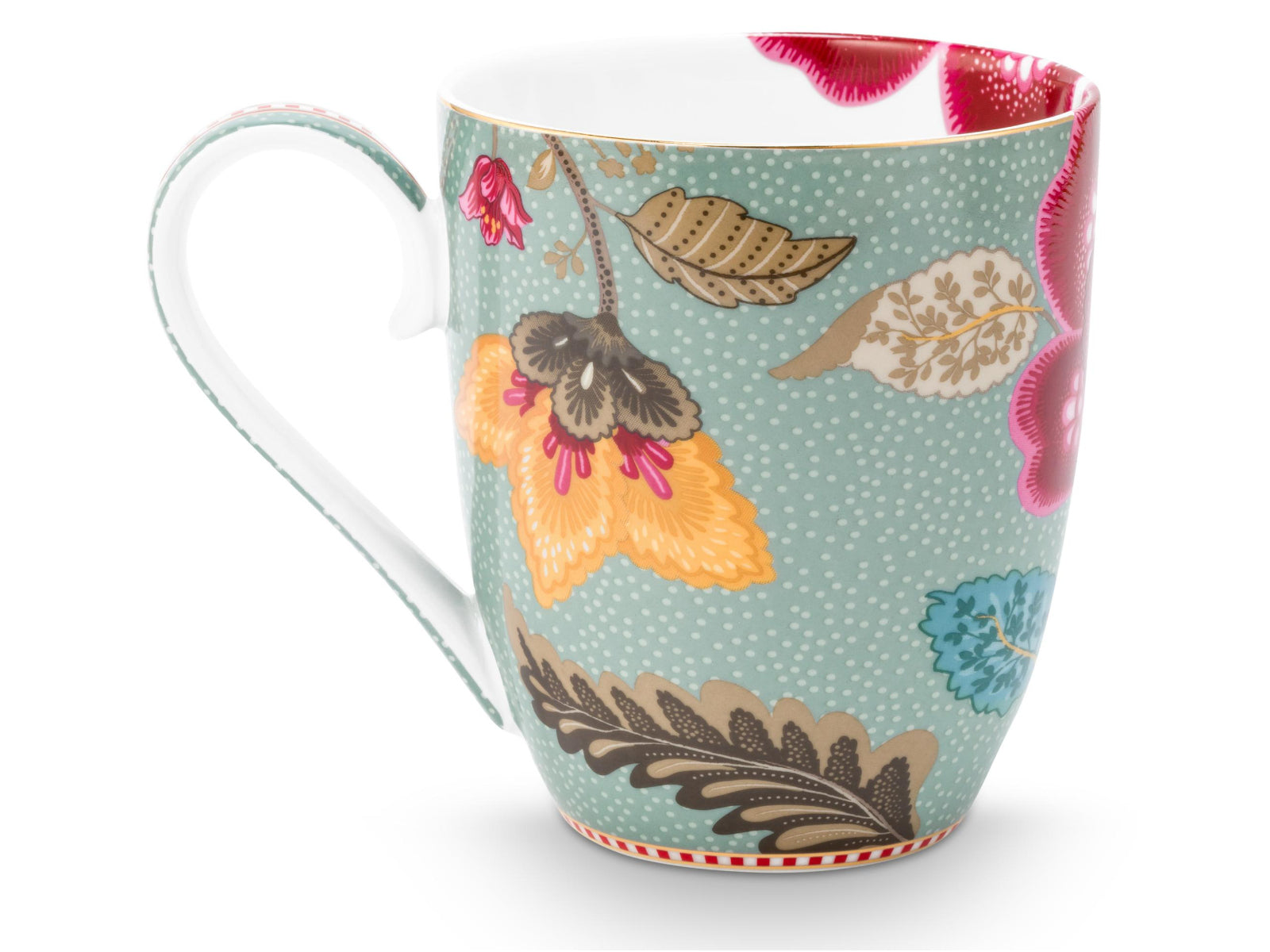 PIP STUDIO Blooming Tales Fantasy Blue Henkelbecher XL 0,45l - Produktbild 2