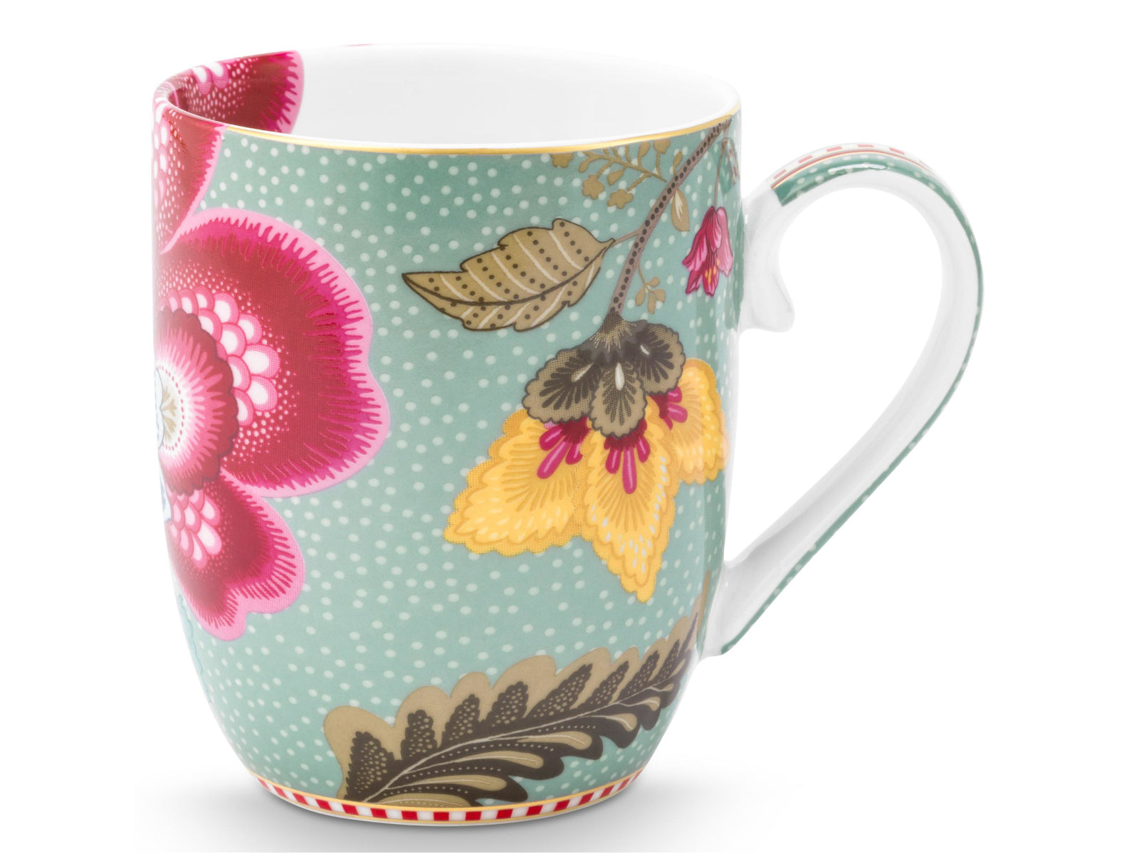 PIP STUDIO Blooming Tales Fantasy Blue Henkelbecher Small 0,2l Set2 - Produktbild 3