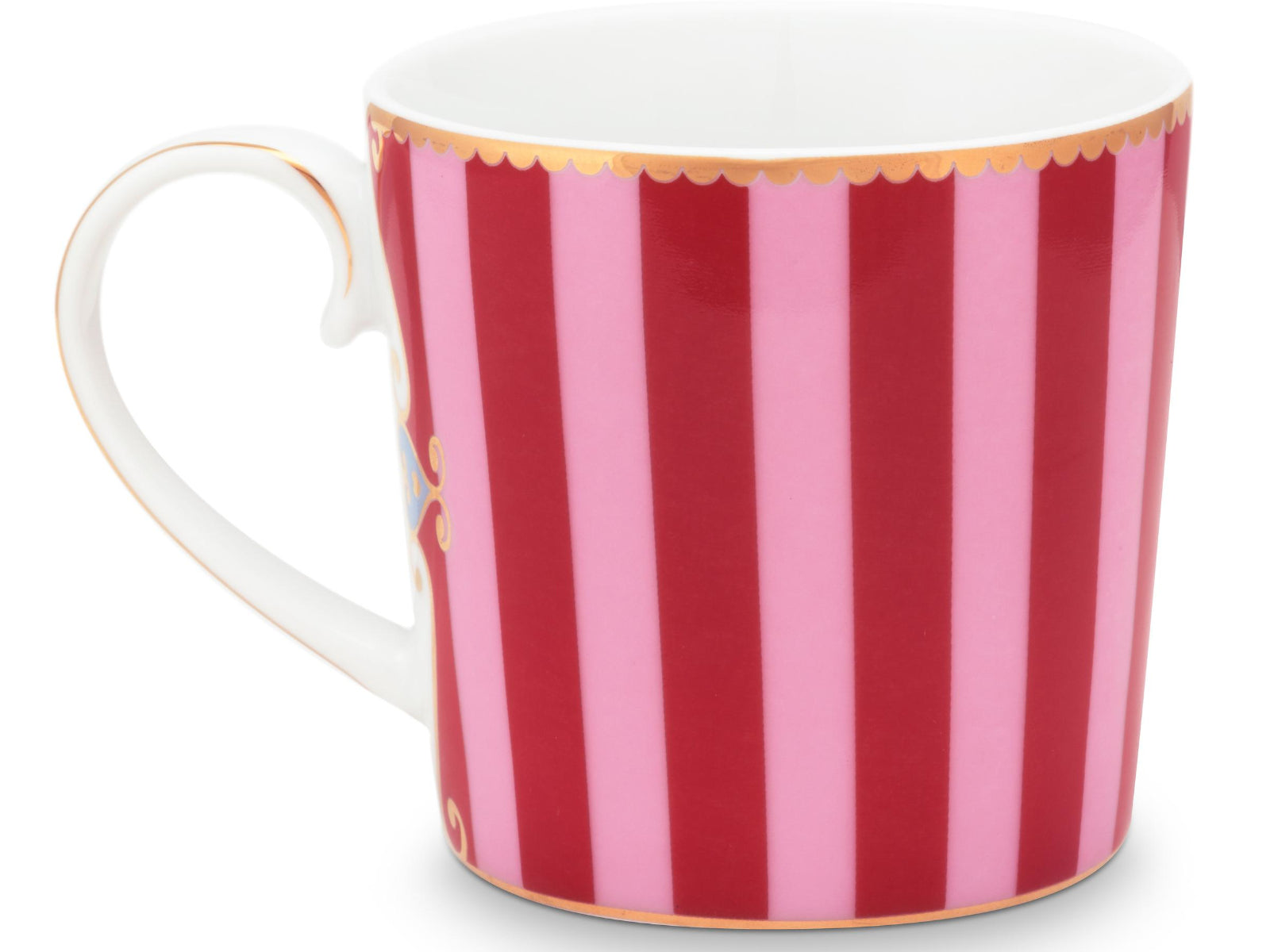 PIP STUDIO Love Birds Medallion Stripes Red-Pink Henkelbecher Small 0,15l Set2 - Produktbild 4