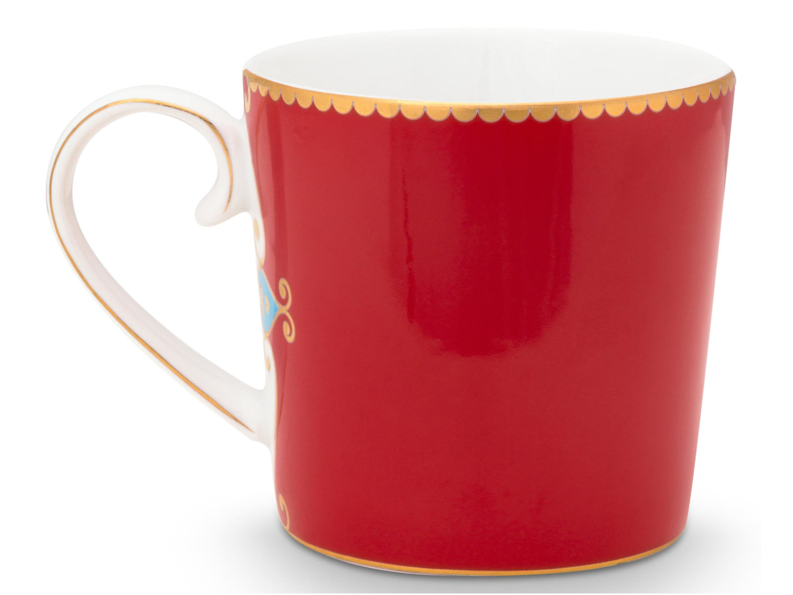 PIP STUDIO Love Birds Medallion Red Henkelbecher Small 0,15l Set2 - Produktbild 4