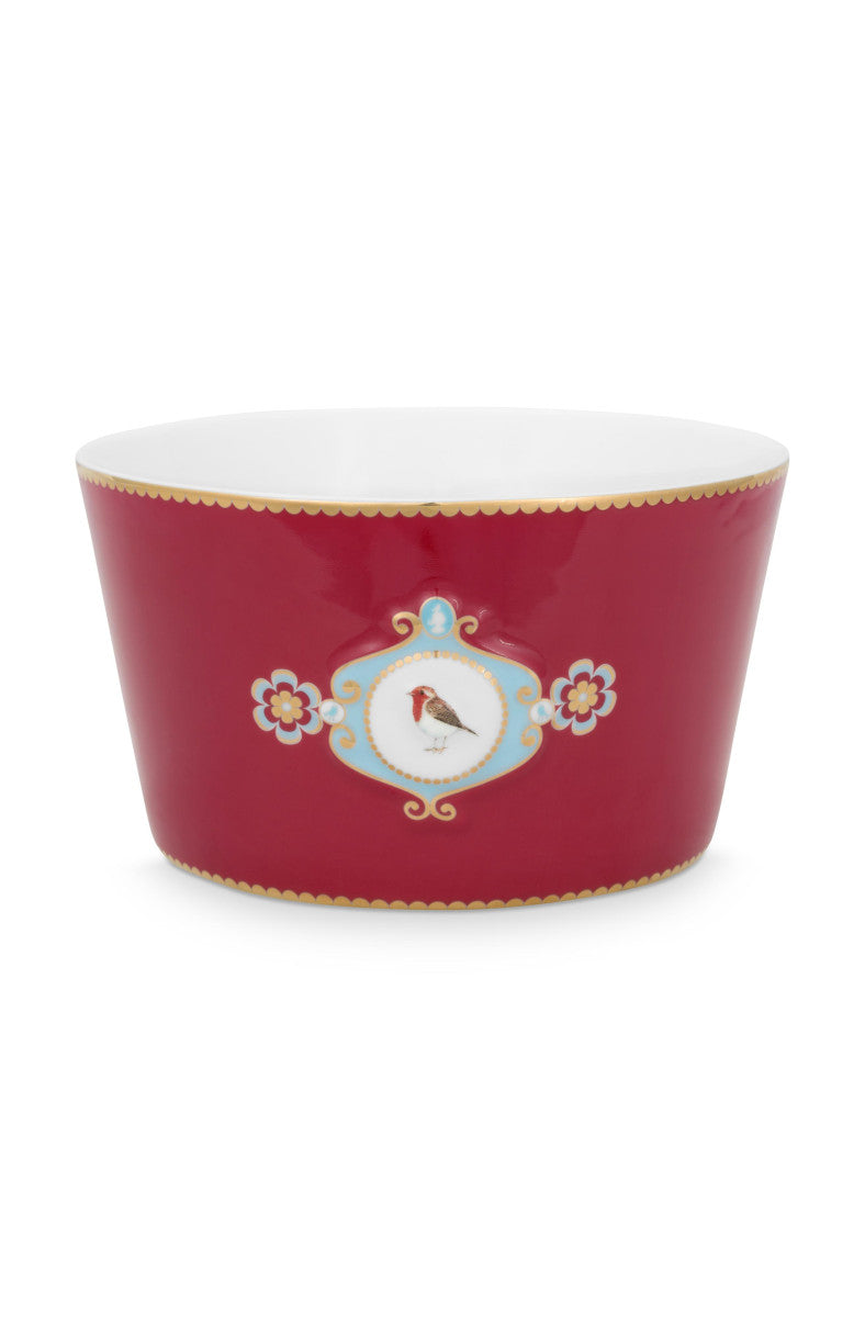 PIP STUDIO Love Birds Medaillon Bowl rot 15cm