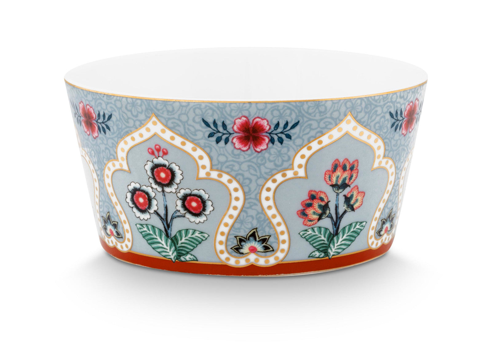 PIP STUDIO Flower Festival Oriental Geschenkset Schalen blau 12cm - Produktbild 2