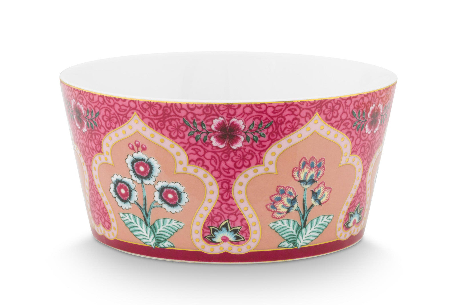 PIP STUDIO Flower Festival Oriental Geschenkset Schalen dark pink 12cm - Produktbild 2