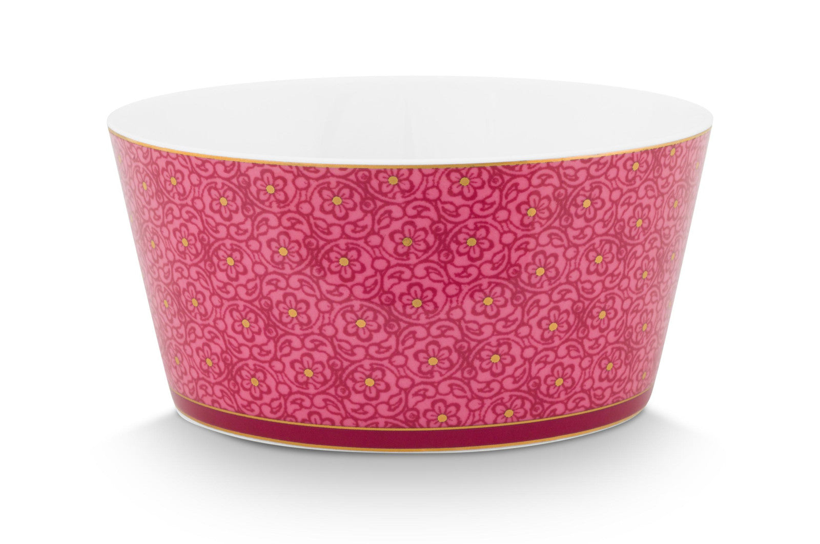 PIP STUDIO Flower Festival Oriental Geschenkset Schalen dark pink 12cm - Produktbild 4