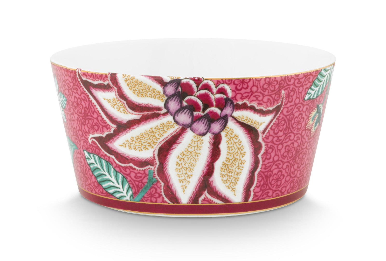 PIP STUDIO Flower Festival Oriental Geschenkset Schalen dark pink 12cm - Produktbild 6