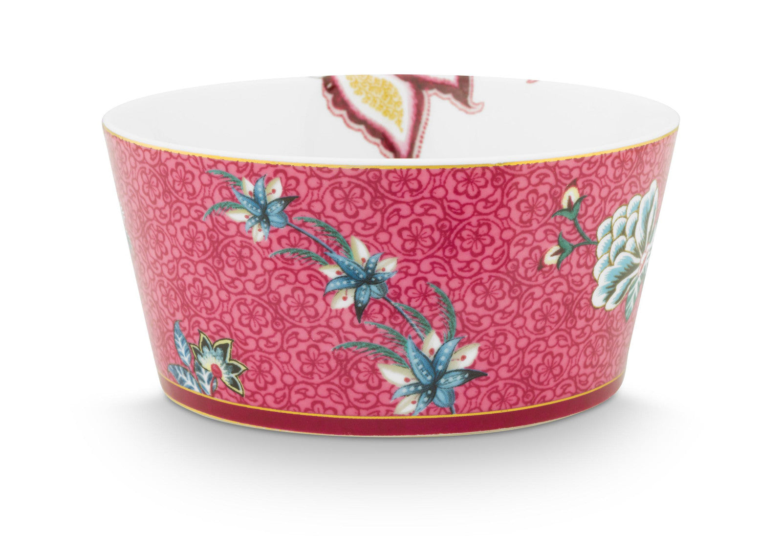 PIP STUDIO Flower Festival Oriental Geschenkset Schalen dark pink 12cm - Produktbild 7