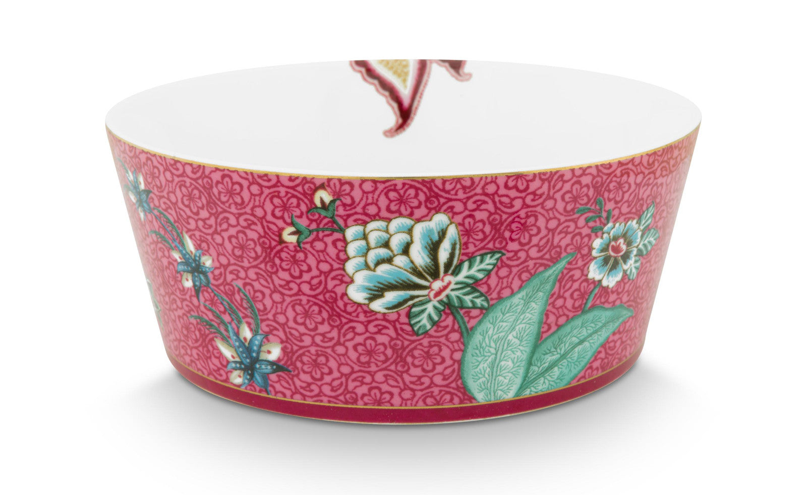 PIP STUDIO Flower Festival Oriental Geschenkset Schalen und Essstäbchen dark pink 15cm - Produktbild 3