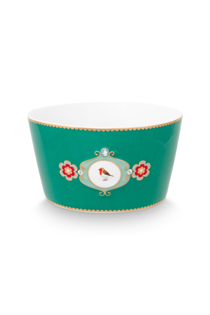 PIP STUDIO Love Birds Medaillon Bowl grün 15cm - Produktbild 2