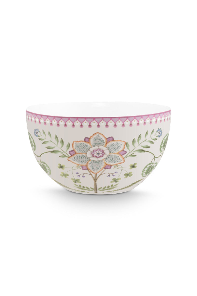 PIP STUDIO Lily&Lotus Bowl weiss/bunt 18cm - Produktbild 2