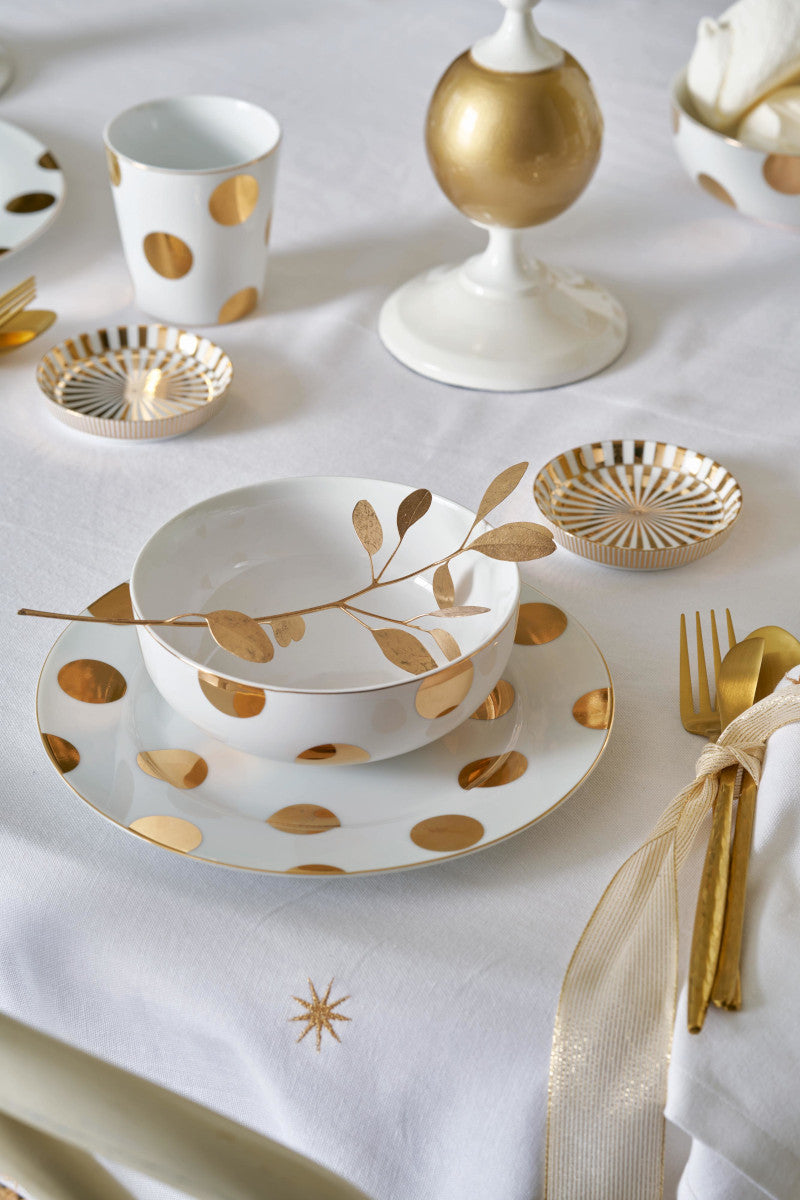 PIP STUDIO Dot Delight Bowl weiß-gold 15cm - Produktbild 5