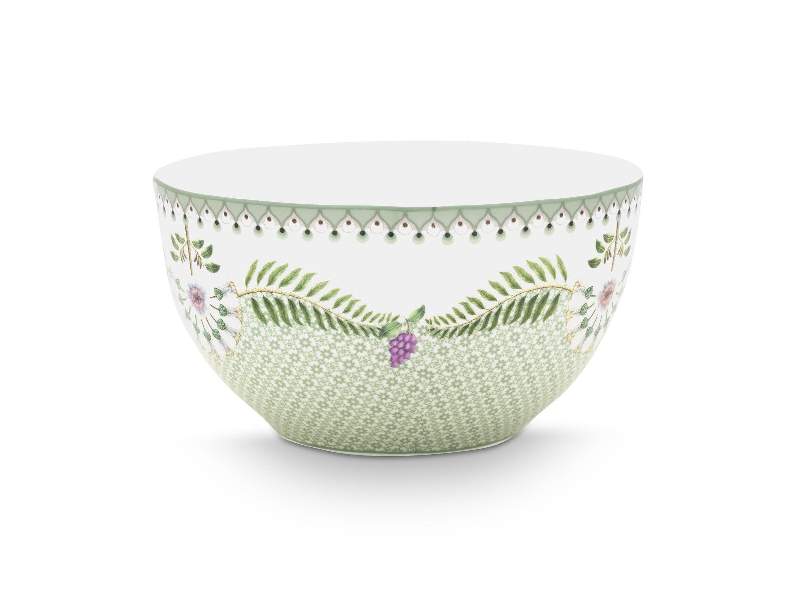 PIP STUDIO Lily&Lotus Tiles Light Green Bowl 15cm - Produktbild 2