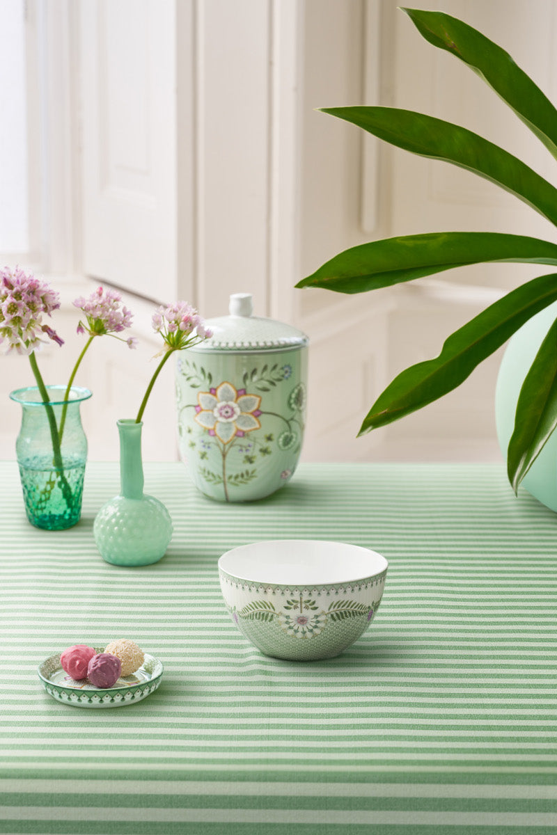 PIP STUDIO Lily&Lotus Tiles Light Green Bowl 15cm - Produktbild 4