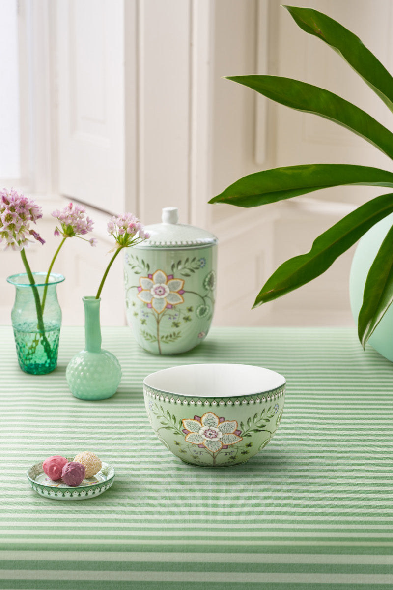 PIP STUDIO Lily&Lotus Light Green Bowl 18cm - Produktbild 4