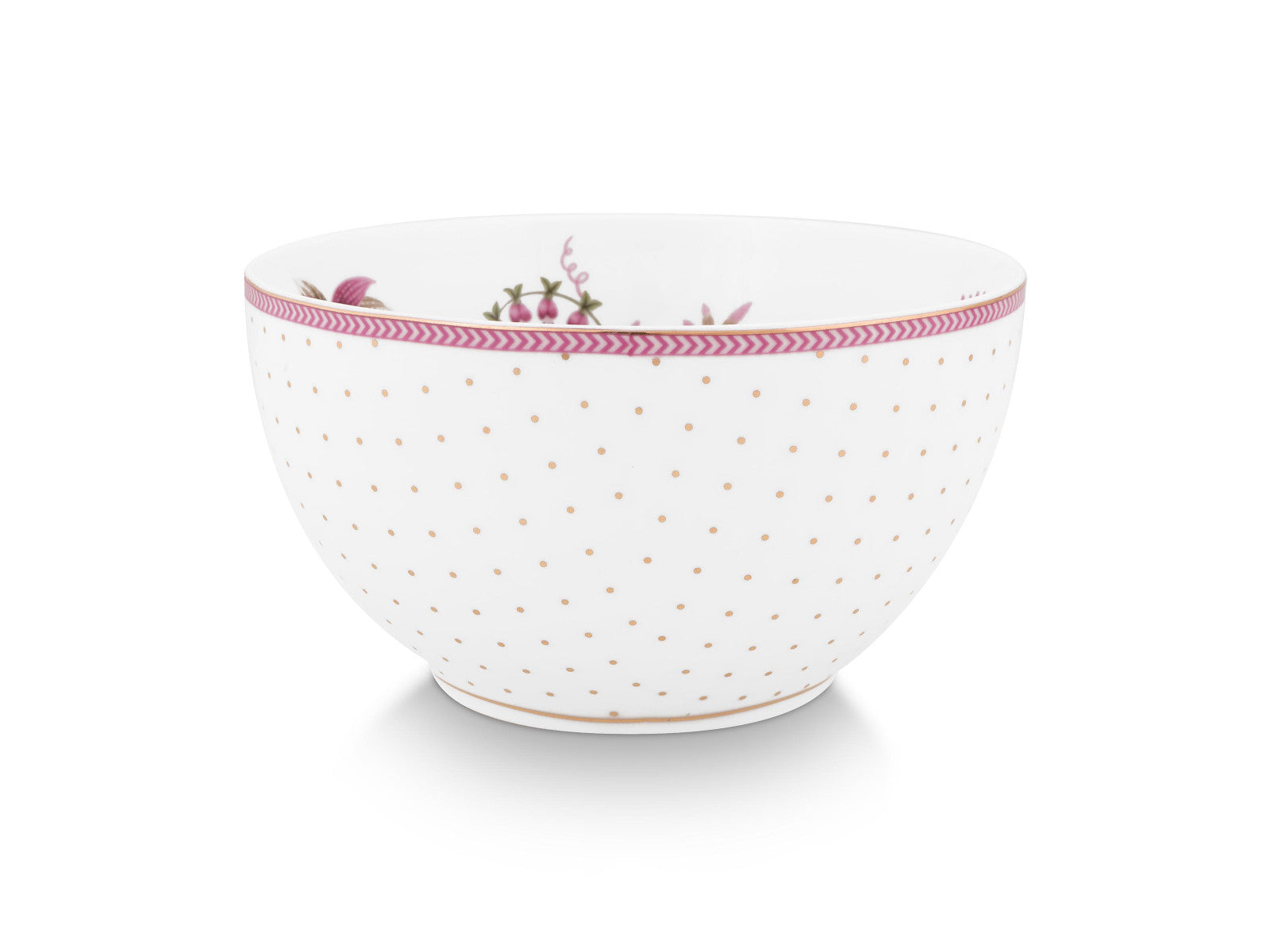 PIP STUDIO Jolie Dots Gold Pink Bowl 15cm - Produktbild 2