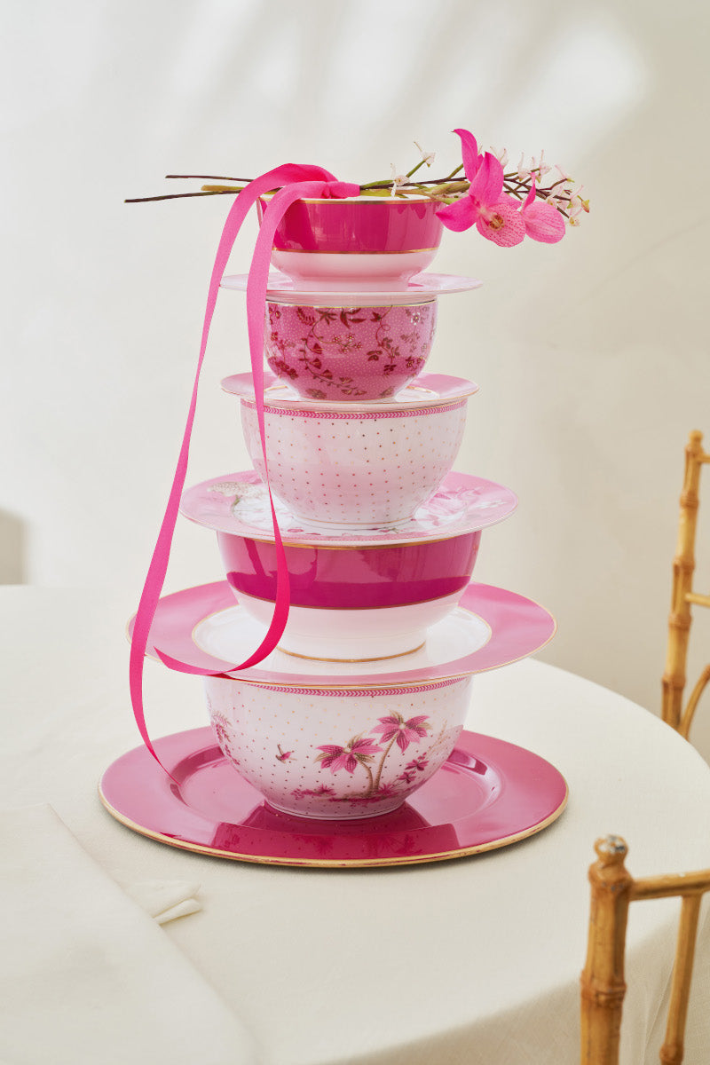 PIP STUDIO Jolie Dots Gold Pink Bowl 15cm - Produktbild 5
