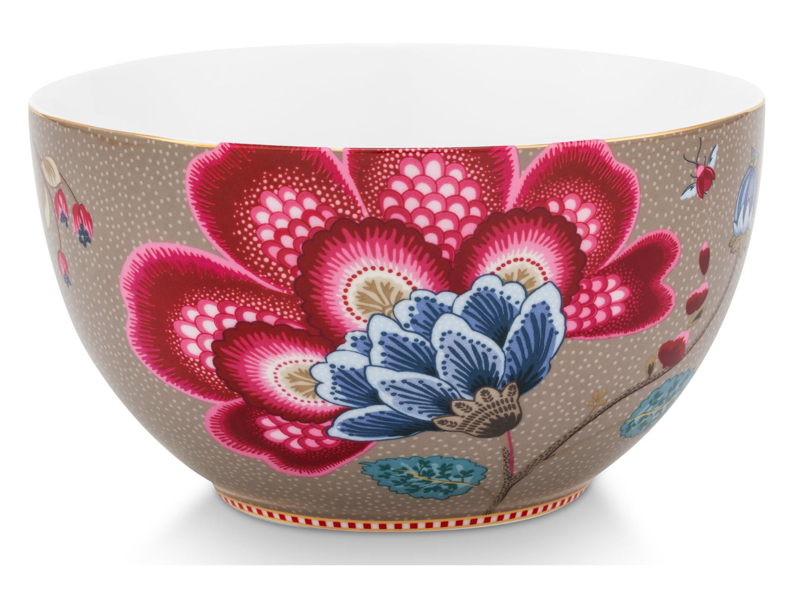 PIP STUDIO Blooming Tales Fantasy Khaki Bowl 18cm - Produktbild 2
