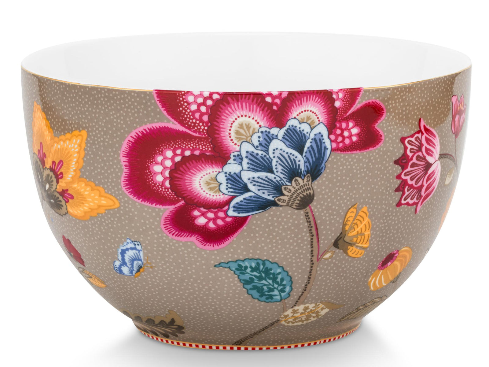 PIP STUDIO Blooming Tales Fantasy Khaki Bowl 23cm - Produktbild 2