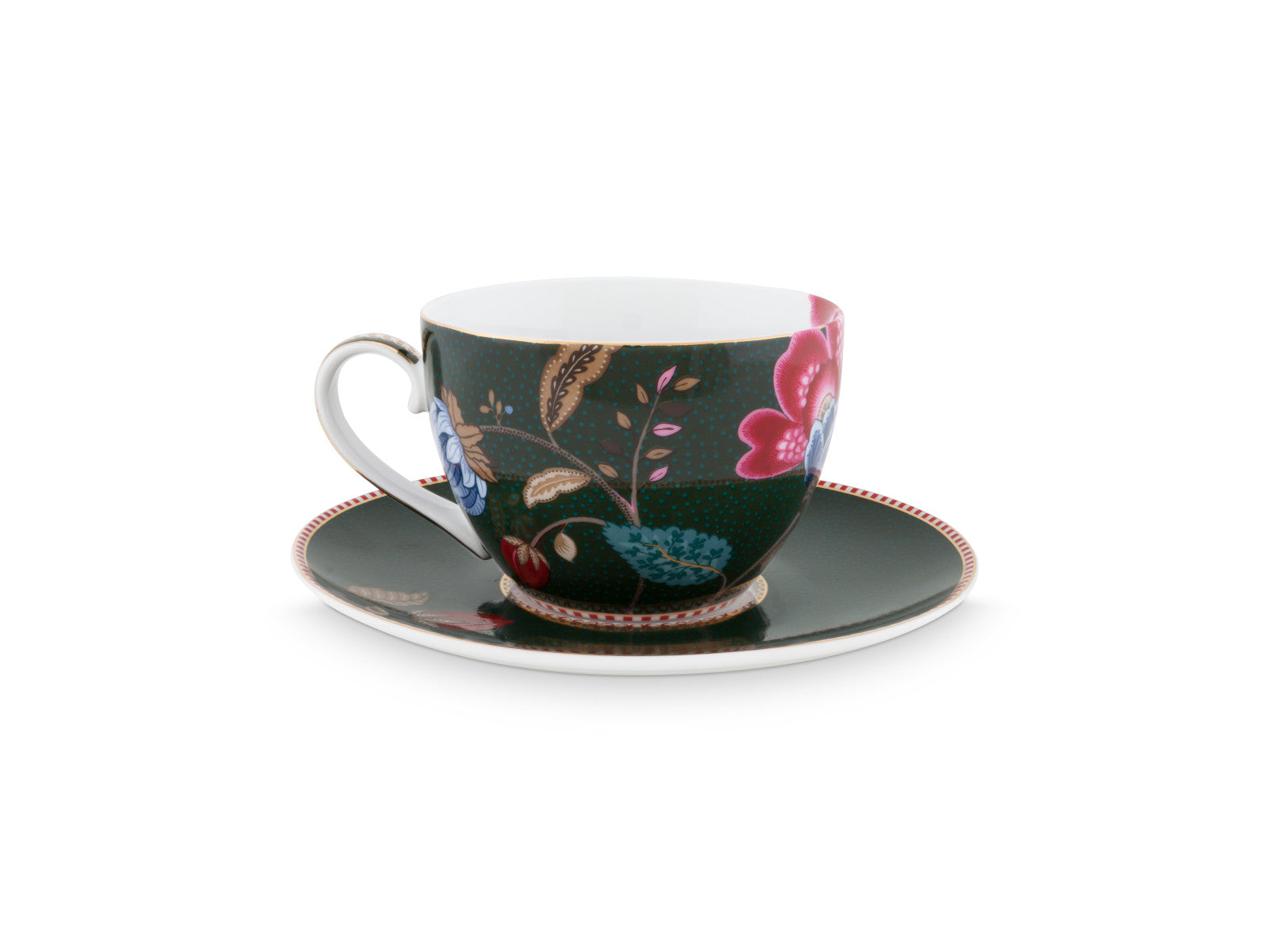 PIP STUDIO Fantasy Green Cappuccino Tasse mit Untertasse 0,28l - Produktbild 2
