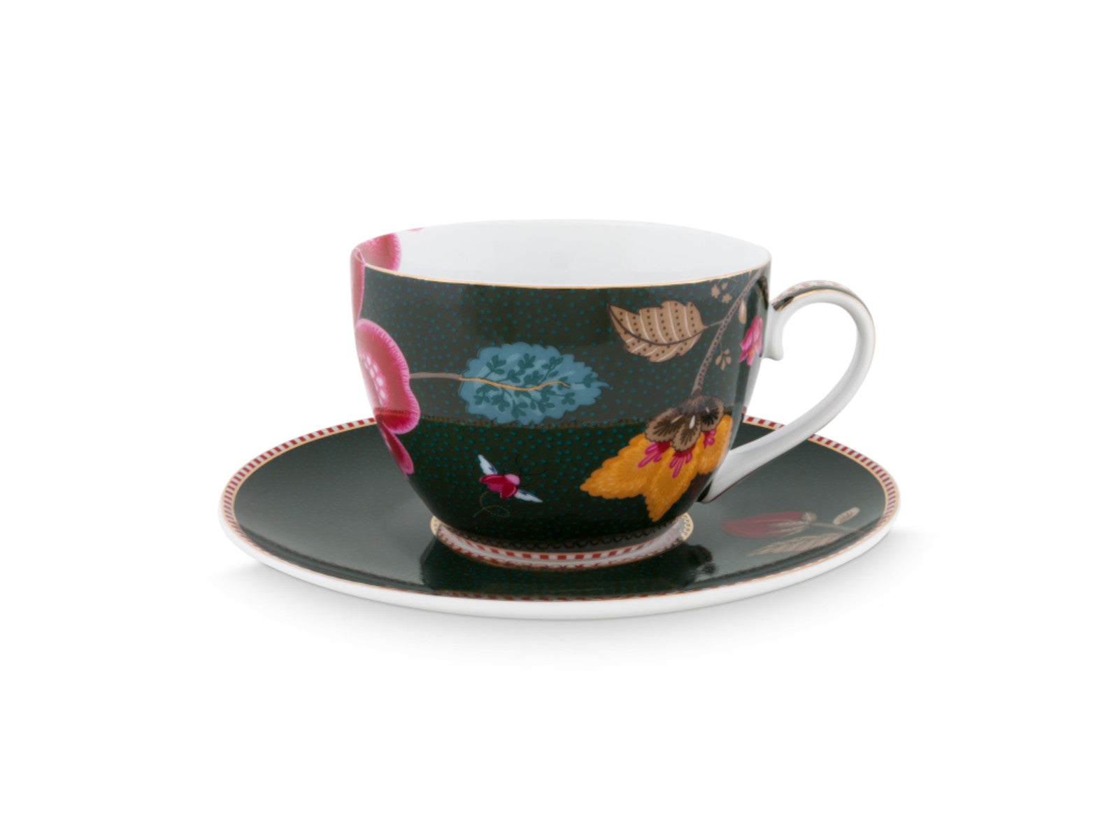 PIP STUDIO Fantasy Green Frühstücks Set Tasse mit Untertasse 12tlg - Produktbild 4