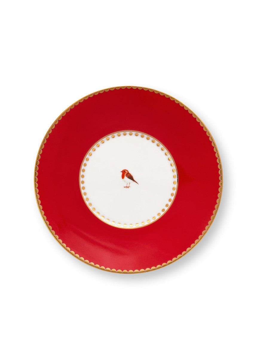 PIP STUDIO Love Birds Stripes Espressotasse m.U. rot/pink 125ml - Produktbild 4