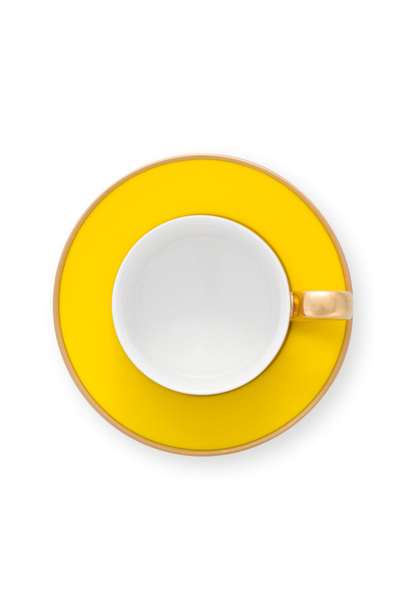 PIP STUDIO Chique Espressotasse m.U. gold-gelb 120ml - Produktbild 2