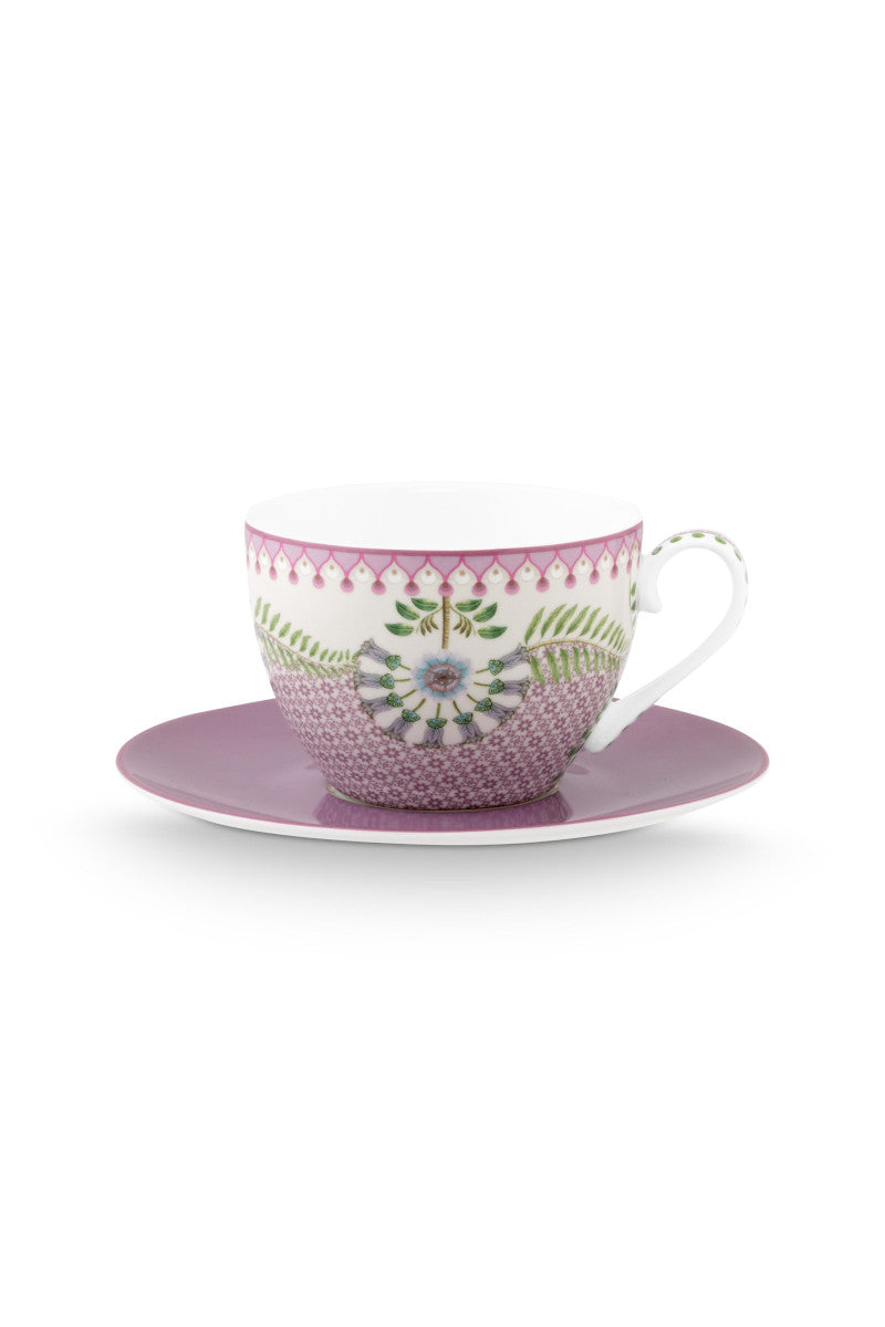 PIP STUDIO Lily/Lotus Tasse m.U. lila 280ml 4tlg - Produktbild 2