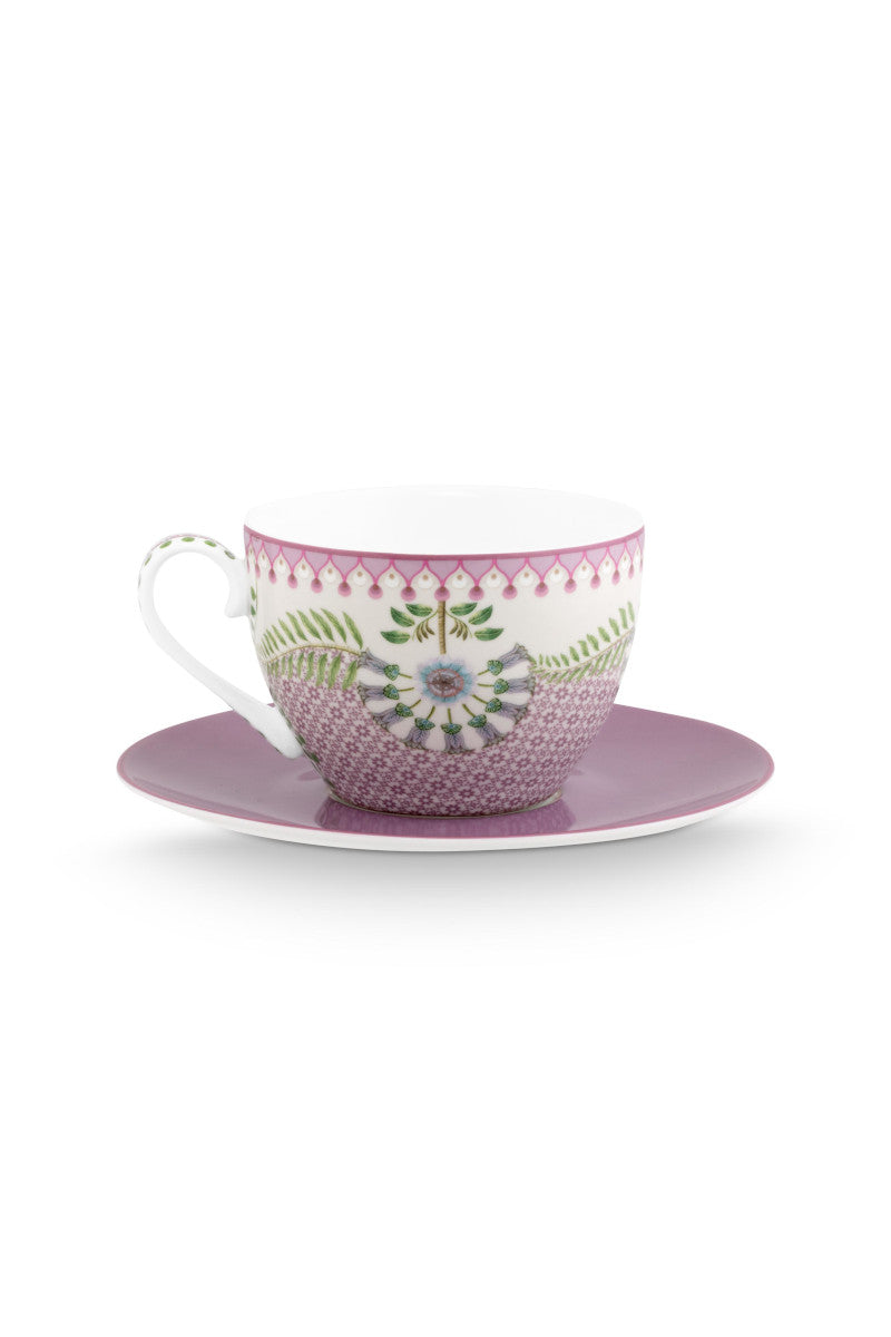 PIP STUDIO Lily/Lotus Tasse m.U. lila 280ml 4tlg - Produktbild 3