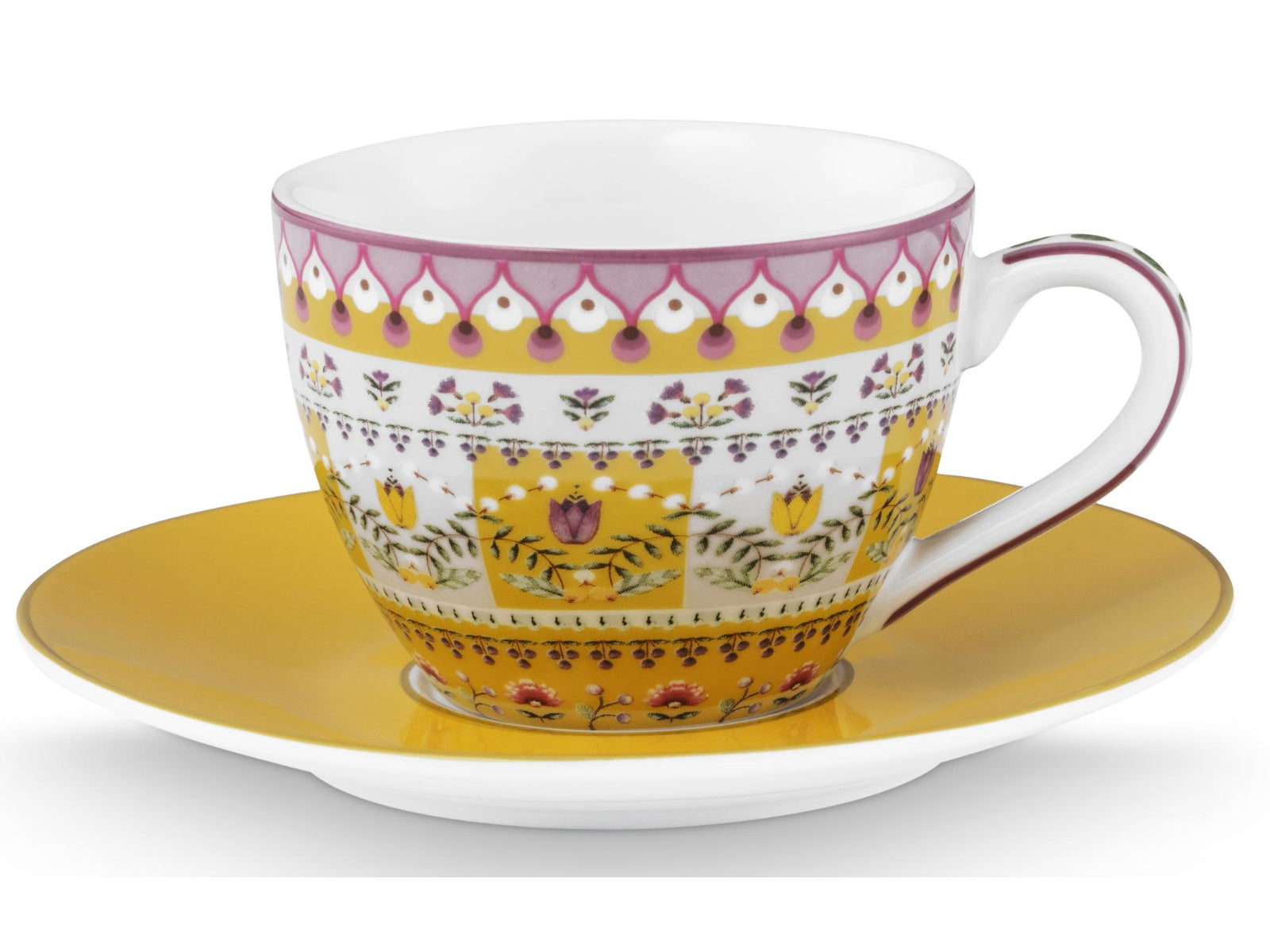 PIP STUDIO Lily&Lotus Moon Delight Yellow Espressotasse mit Untertasse 0,12l