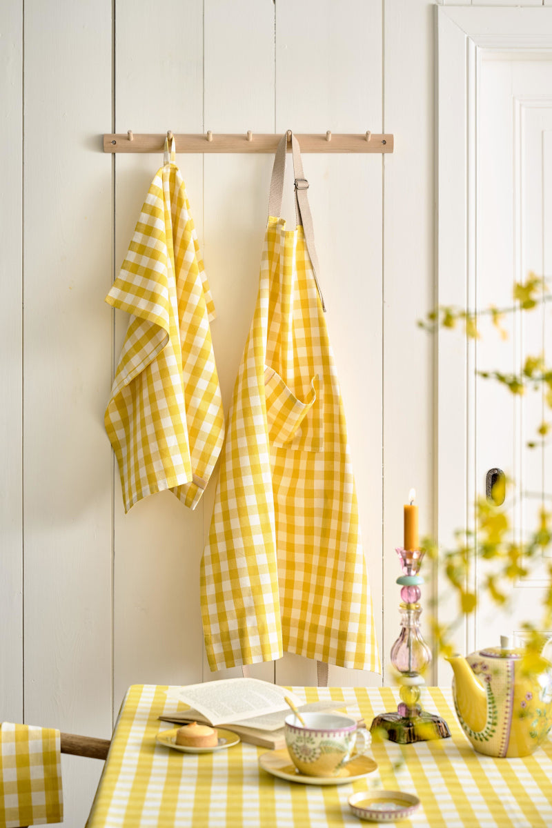 PIP STUDIO Lily&Lotus Tiles Yellow Tasse mit Untertasse 0,3l - Produktbild 6