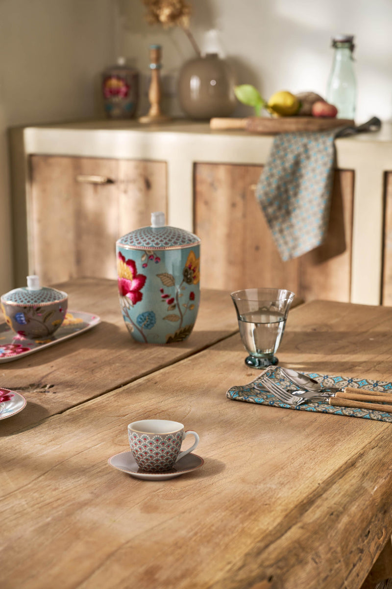 PIP STUDIO Blooming Tales Khaki Espressotasse mit Untertasse 0,12l - Produktbild 4