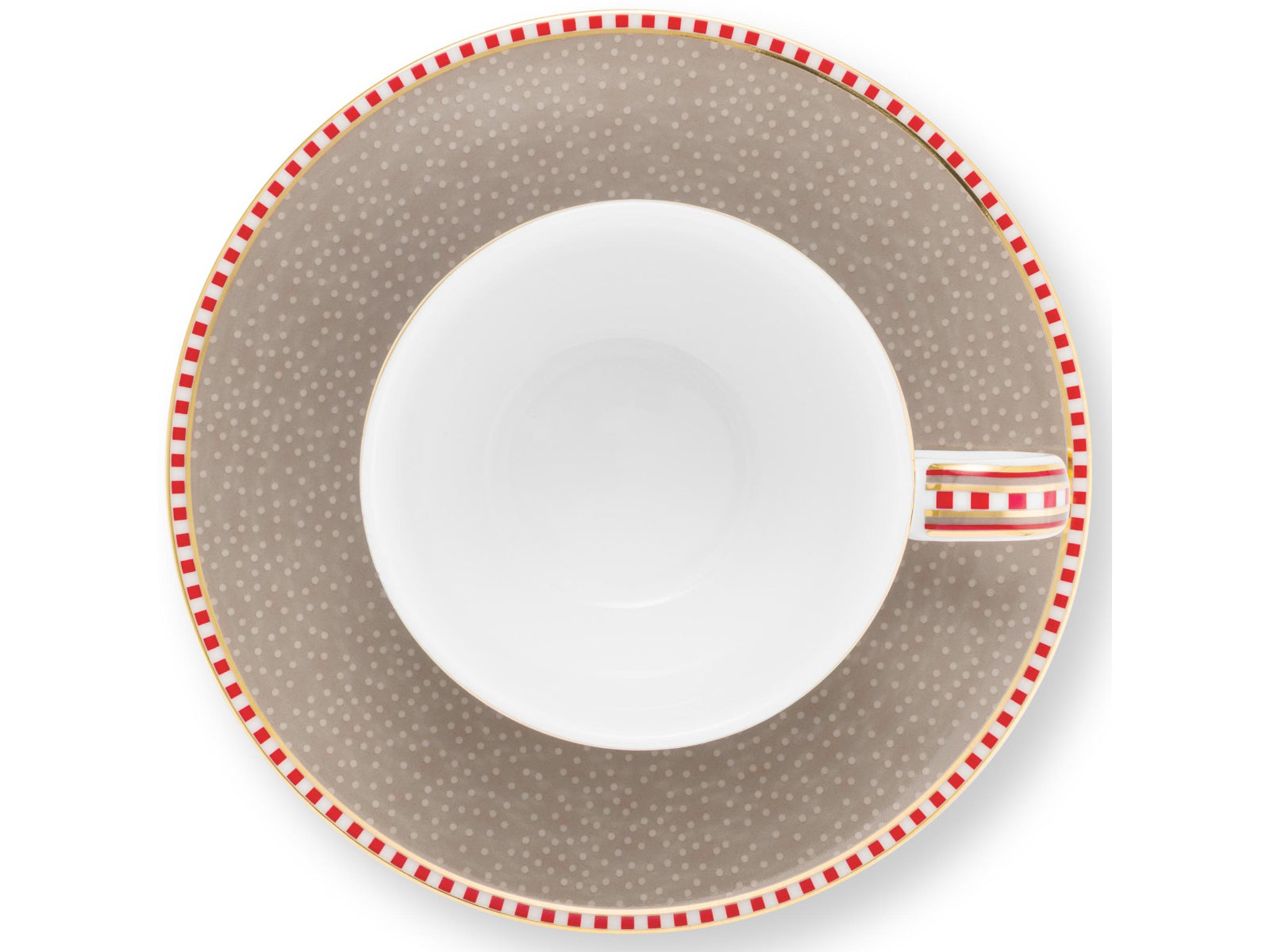 PIP STUDIO Blooming Tales Khaki Espressotasse mit Untertasse 0,12l Set2 - Produktbild 4