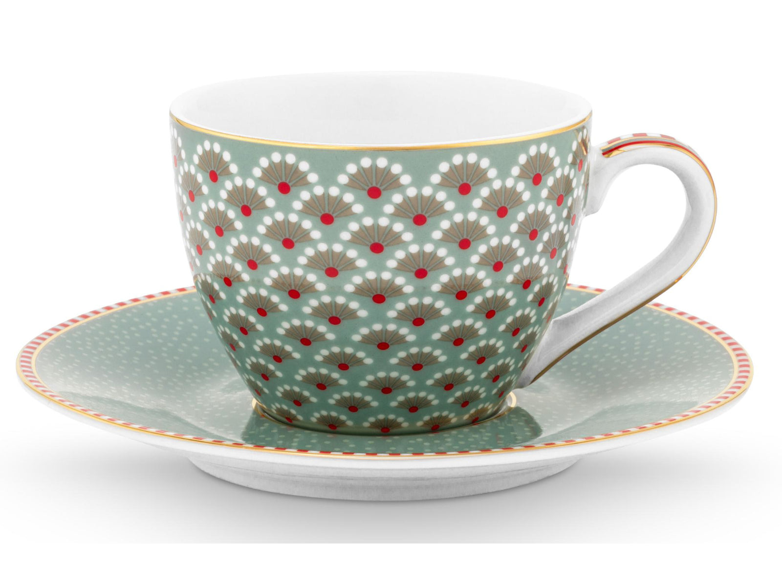 PIP STUDIO Blooming Tales Blue Espressotasse mit Untertasse 0,12l Set2 - Produktbild 3