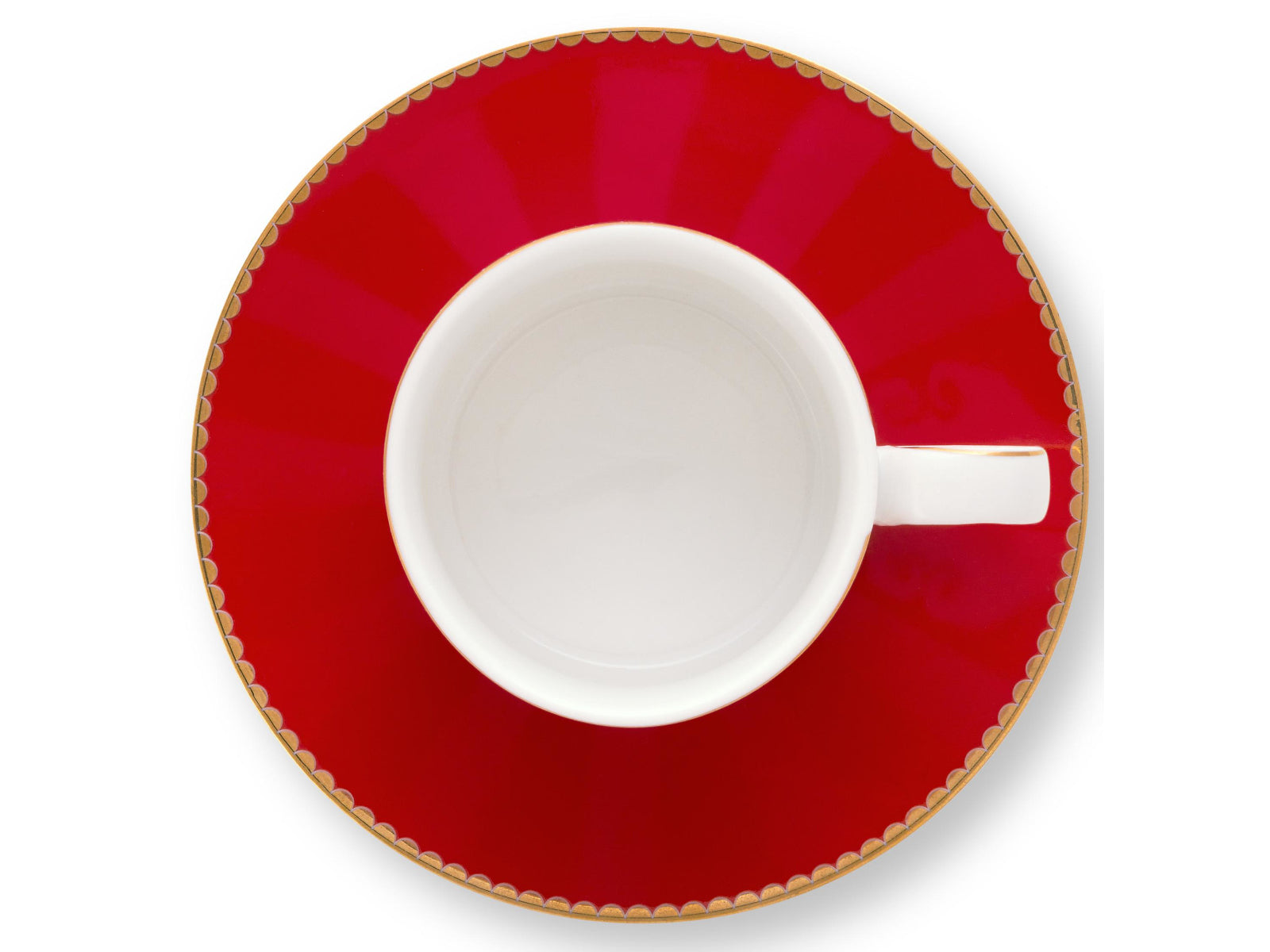 PIP STUDIO Love Birds Stripes Red-Pink Espressotasse mit Untertasse 0,125l Set2 - Produktbild 5