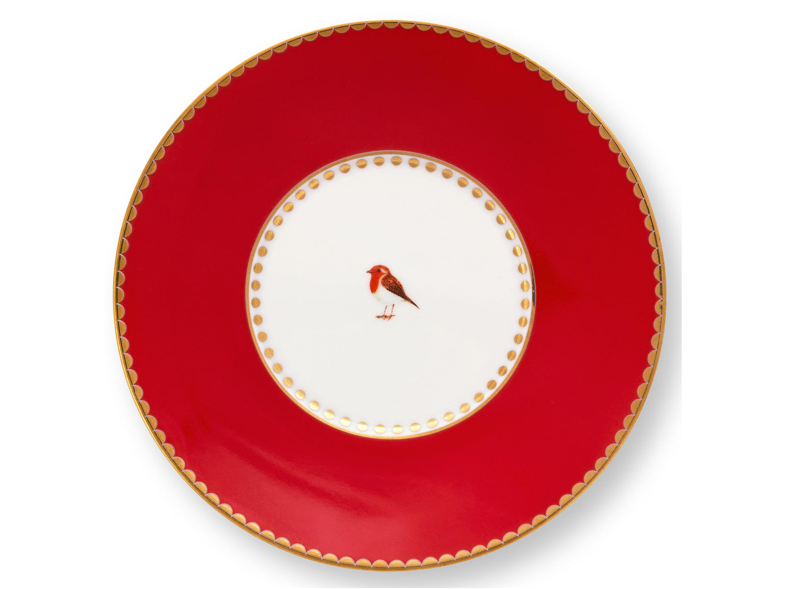 PIP STUDIO Love Birds Stripes Red-Pink Espressotasse mit Untertasse 0,125l Set2 - Produktbild 6