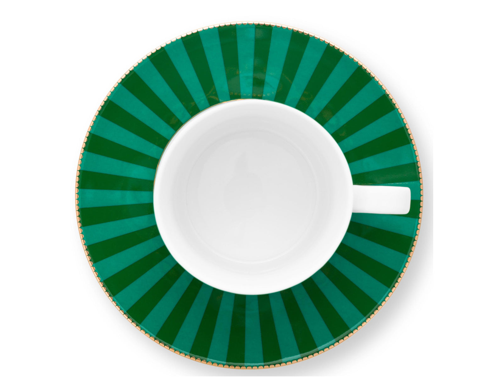 PIP STUDIO Love Birds Medallion Emerald-Green Tasse mit Untertasse 0,2l Set2 - Produktbild 5